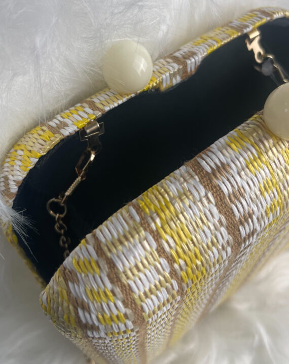 BOLSO DE FIESTA AMARILLO - Imagen 3